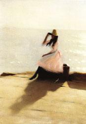 Philip Wilson Steer Young Woman on the Beach